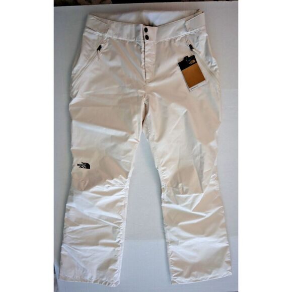 The North Face Women's Sz L Gardenia White Sally Insulated Snow Pants - Picture 1 of 13